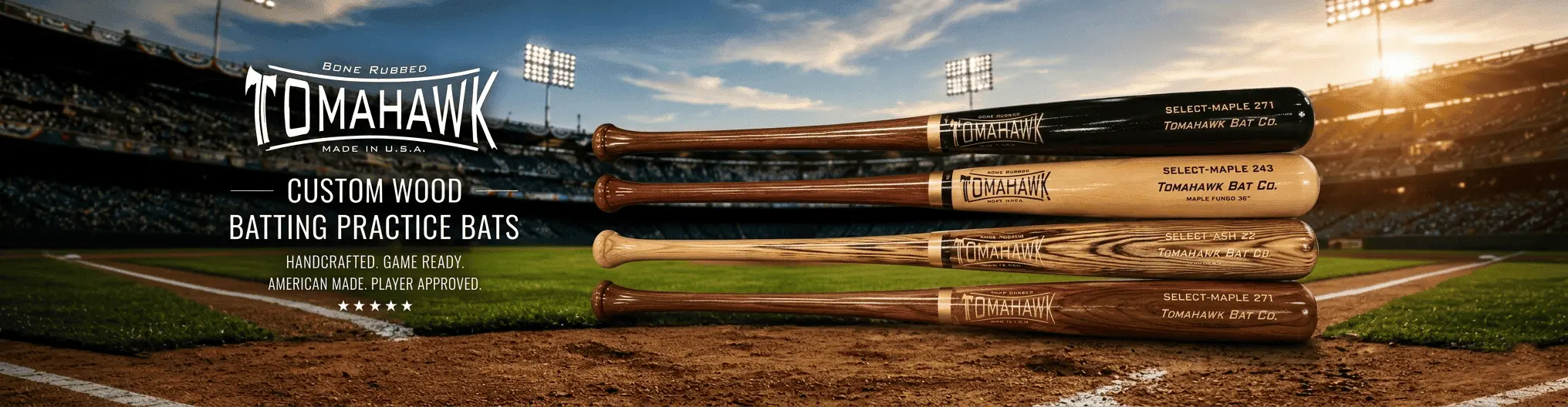 Custom Wood Batting Practice Bats